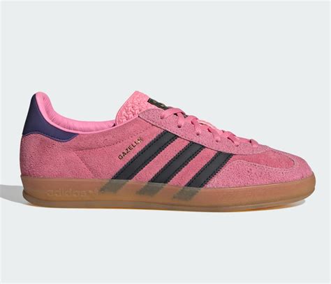 bright pink Adidas gazelle